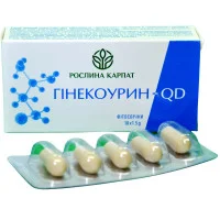 Фітосвічки Гінекоурин-QD 10 шт. Рослина Карпат - при запальних захворюваннях в урології та гінекології